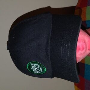 Whole Foods Market Employee Adjustable Black Cap Hat OSFM Unisex Organic Cotton